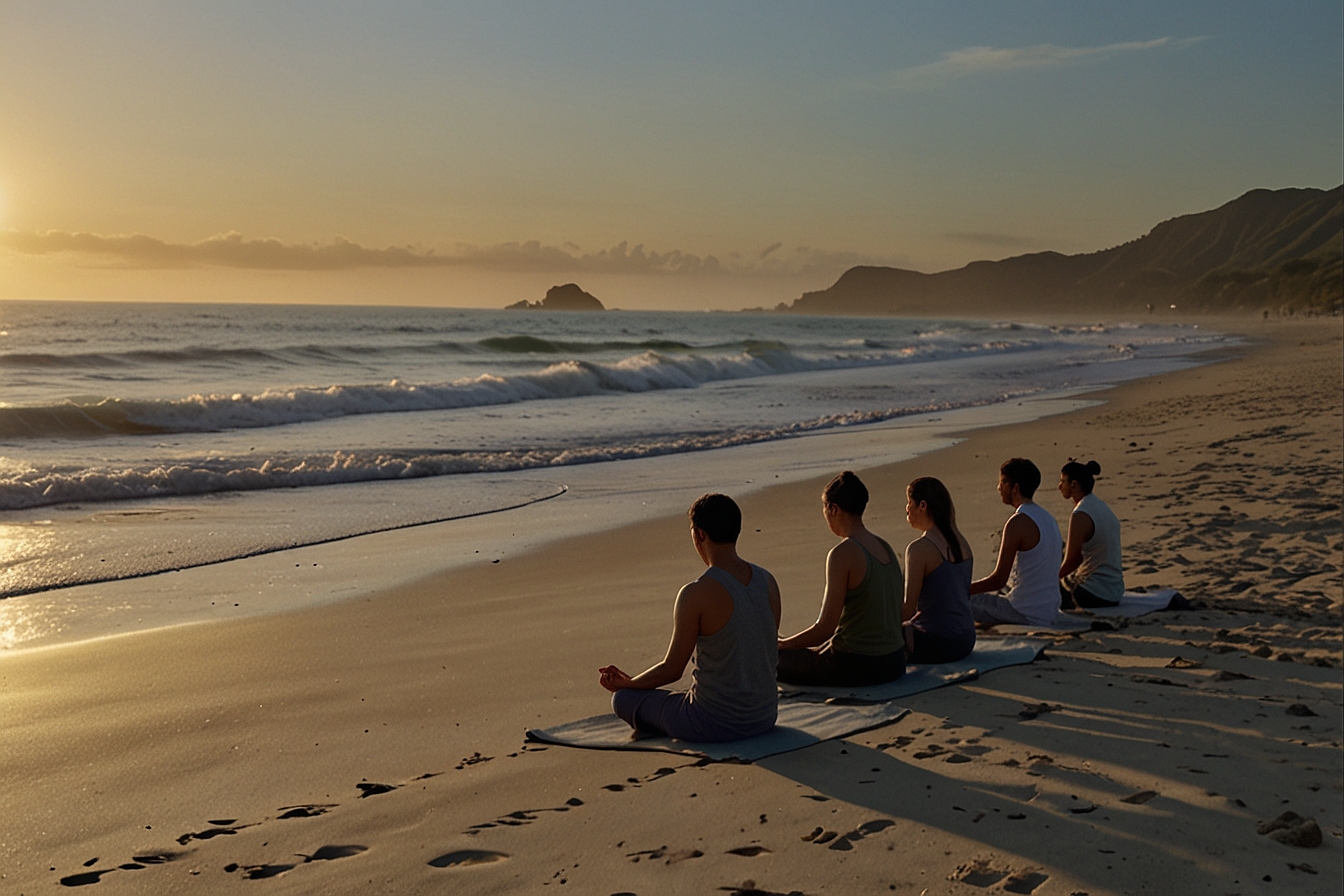 Yoga practice at Sufletul Linistit